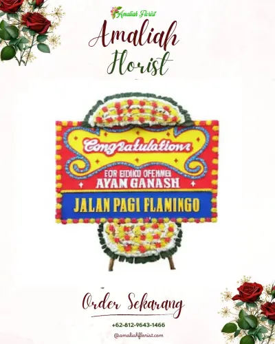 Bunga Papan Congratulation di Wonokoyo